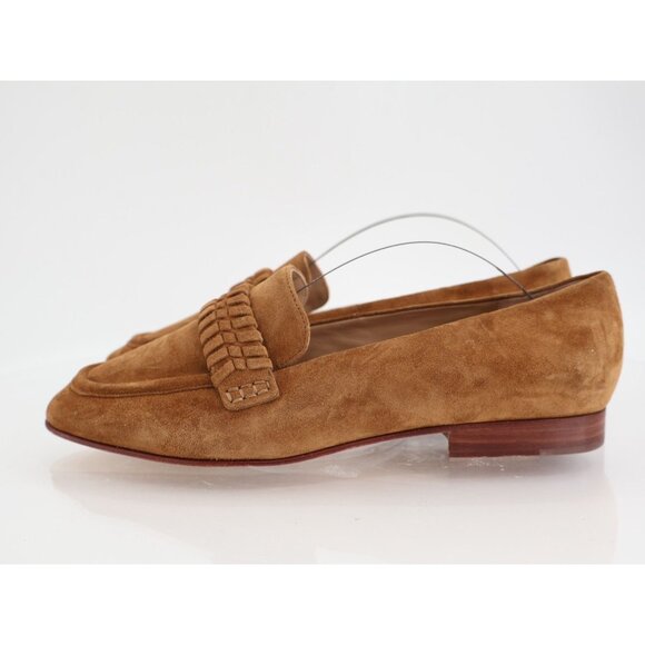 Veronica Beard Arlie Loafer Womens Size 9 M Brown Suede Pointed Toe Slip On Shoe - Picture 5 of 13